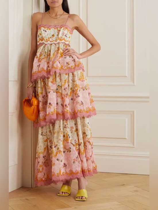 Zimmermann Dresses & Skirts - Zimmermann Laurel Frill Maxi Dress AU 2.